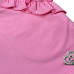 Liu Jo Short Tinta Unita con Logo per Bambina KA5083XX ROSA LIU JO 