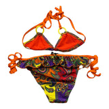 4Giveness Costume 2 Pezzi Triangolo-Mutandina Multifantasia Multicolor Per Bambina
