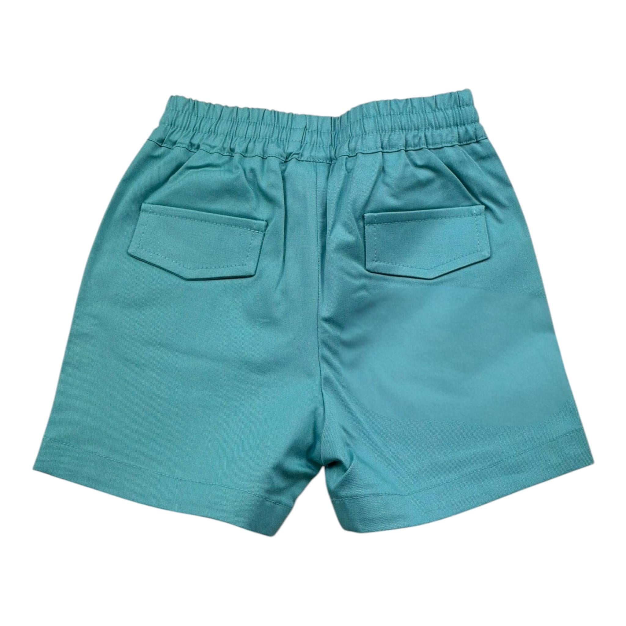 Daniele Alessandrini Bermuda Tita Unita con Elastico In Vita per Neonato 1296S00238X VERDE DANIELE ALESSANDRINI 