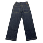 jeans tinta unita con girovita regolabile PP3978 BLU PAOLO PECORA 