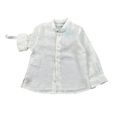 Abel & Lula Camicia tinta unita Manica Lunga Bianco per Neonato 5123 BIANCO ABEL & LULA 