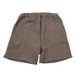 Petit Indi Bermuda Tinta Unita con Elastico In Vita per Bambino SS25BK7528X FANGO PETIT INDI 