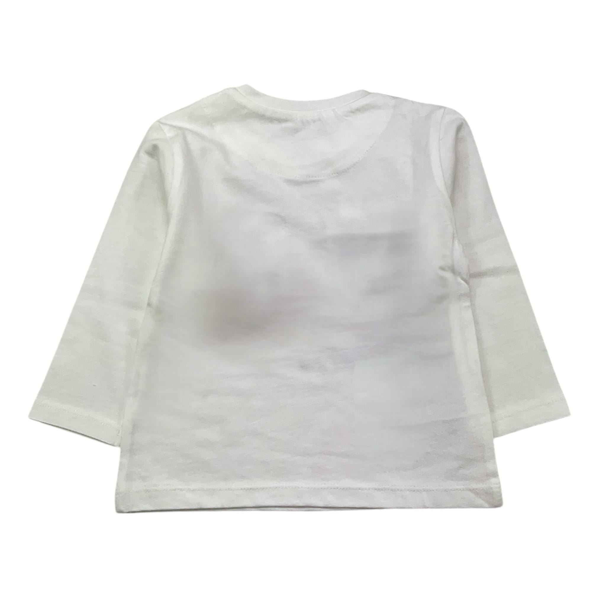 MAYORAL shirt girocollo tinta unita con stampa Bianco per Neonato 2038 BIANCO MAYORAL 