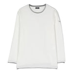 IL GUFO shirt tinta unita con profili in contrasto Bianco per Bambino COATA025M0011 BIANCO IL GUFO 