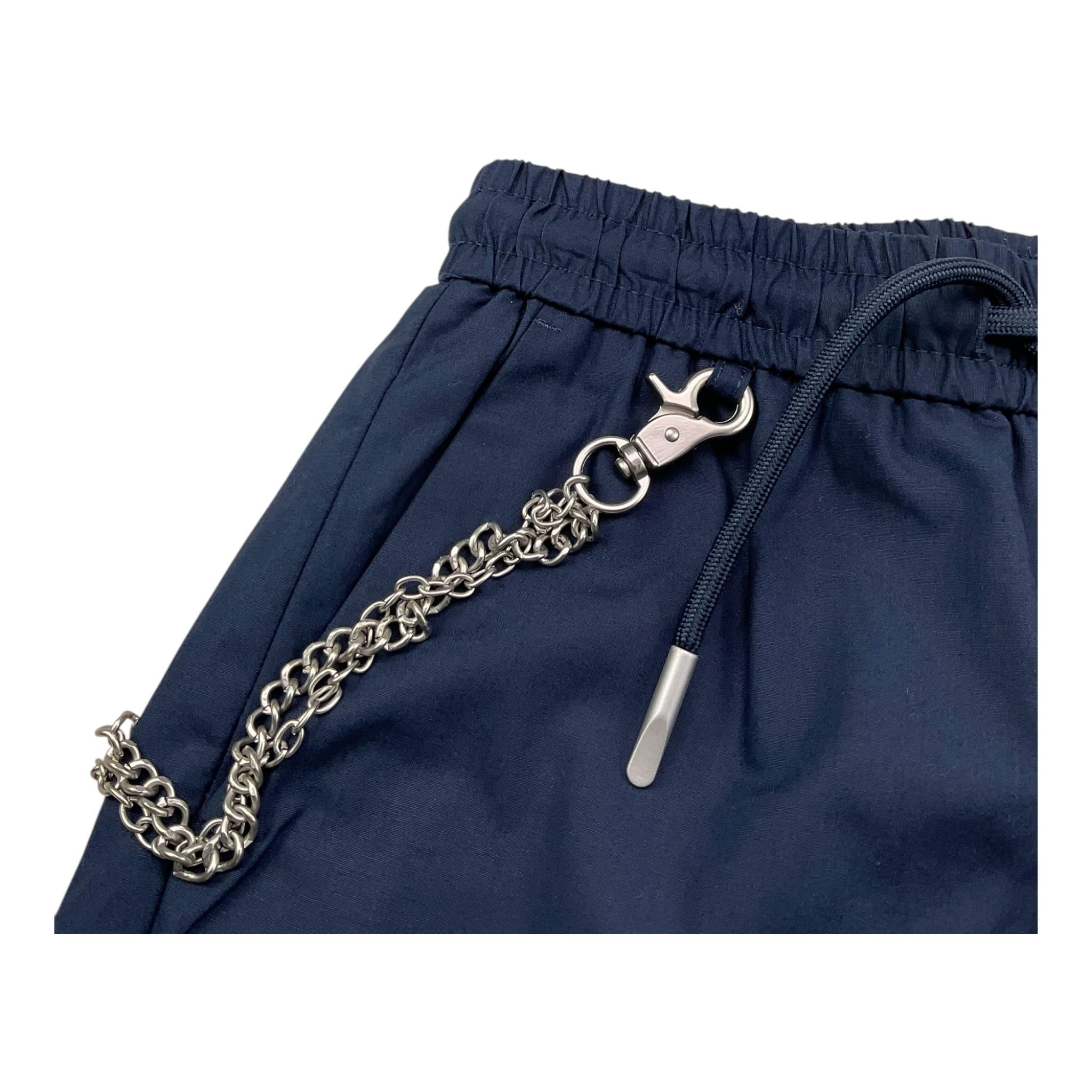 Antony Morato Bermuda Tinta Unita con Elastico In Vita per Bambino MKSH00092 BLU ANTONY MORATO 