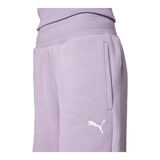 PUMA completo 2 pezzi felpa-pantalone tinta unita Lilla per Bambina 683320 LILLA PUMA 