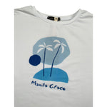 Manila Grace T-Shirt Girocollo Tinta Unita con Stampa per Bambina MG2642 BIANCO MANILA GRACE 