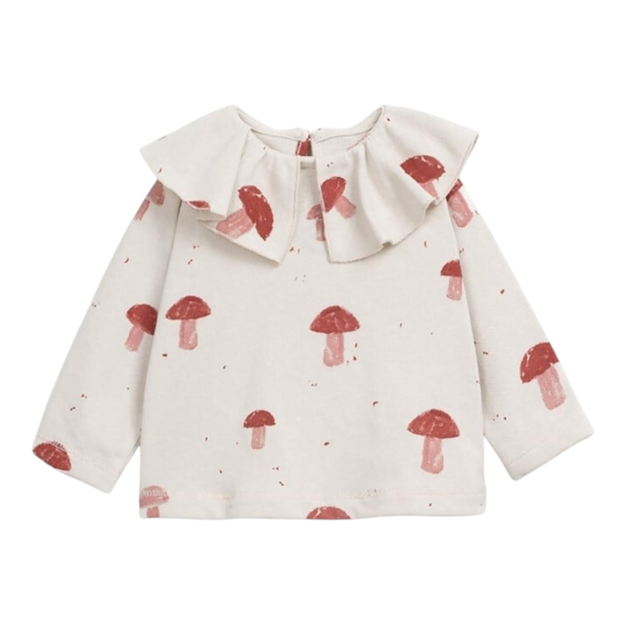 PLAY UP shirt tinta unita con stampa Beige per Bambina PA022AP11004 BEIGE PLAY UP 