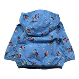 K-Way Giubbino Tinta Unita con Zip E Cappuccio per Neonato K2137YWX AZZURRO K-WAY 