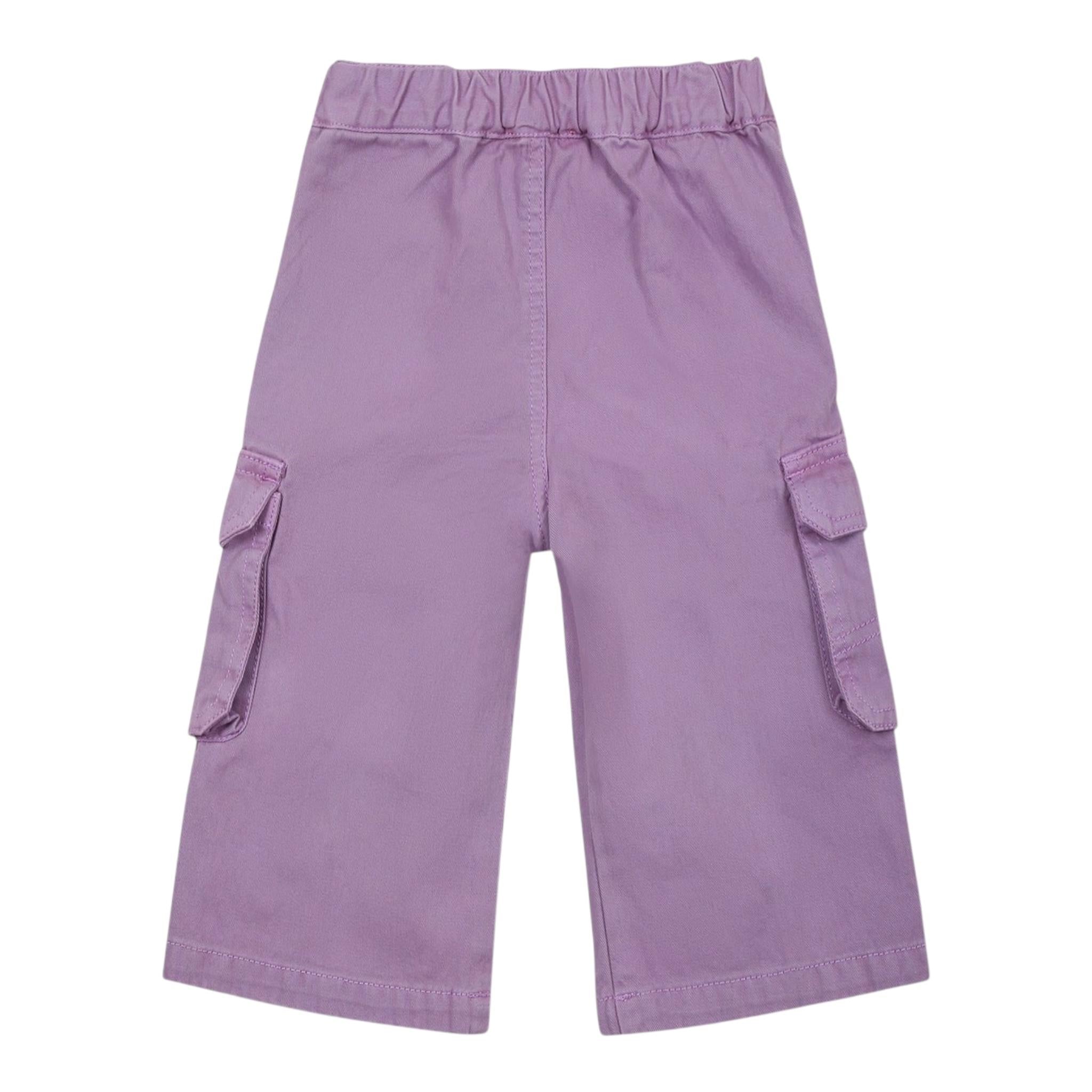 Diesel Jeans Tinta Unita Modello Cargo per Neonata K00603N VIOLA DIESEL 