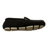 Armani Mocassino Tinta Unita con Profili In Contrasto per Bambina T4501 BLU ARMANI 