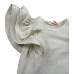 Vicolo T-Shirt Girocollo Tinta Unita con Logo per Neonata 3146M00370X PANNA VICOLO 