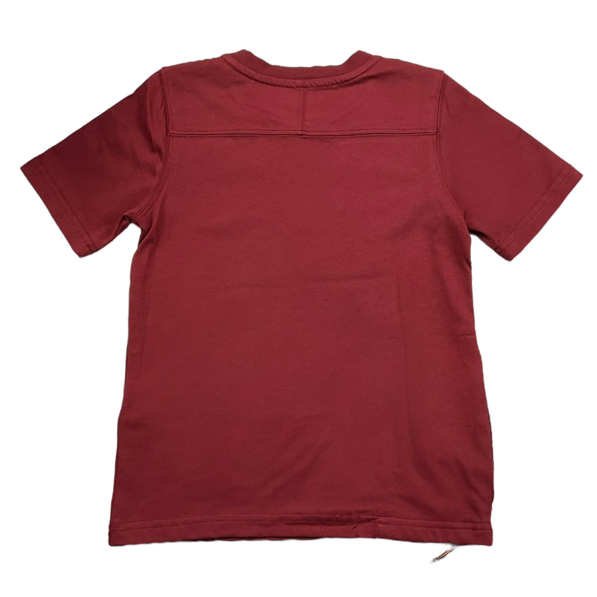K-WAY t-shirt girocollo tinta unita con stampa Bordeaux per Bambino K7133YW BORDEAUX K-WAY 