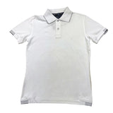 Yes Zee Polo Mezza Manica Tinta Unita Con Logo Bianco Per Bambino
