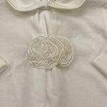 ALETTA tutina tinta unita con applicazione Bianco per Neonata RB999075CIN BIANCO ALETTA 