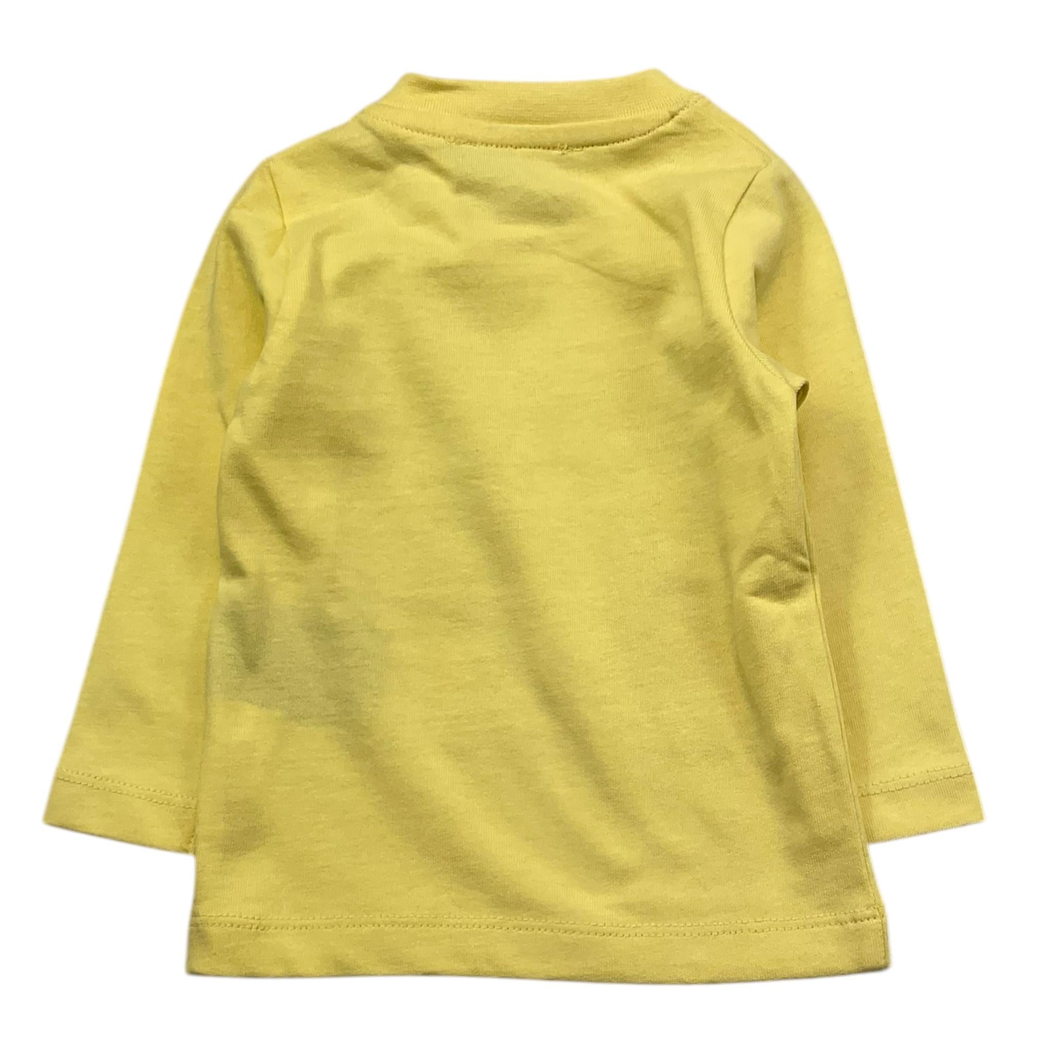 JOHN RICHMOND shirt girocollo tinta unita con stampa in contrasto Giallo per Neonata RIA25088TS GIALLO JOHN RICHMOND 