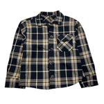 NEVER TOO camicia manica lunga fantasia quadri Blu per Bambino NT2182B BLU NEVER TOO 
