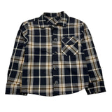 NEVER TOO camicia manica lunga fantasia quadri Blu per Bambino NT2182B BLU NEVER TOO 