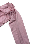 Monnalisa Coprispalle Tinta Unita con Rouches per Bambina 175800 ROSA MONNALISA 