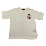 JOHN RICHMOND t-shrit girocollo tinta unita con stampa in contrasto Bianco per Bambina RGA25093TS BIANCO JOHN RICHMOND 