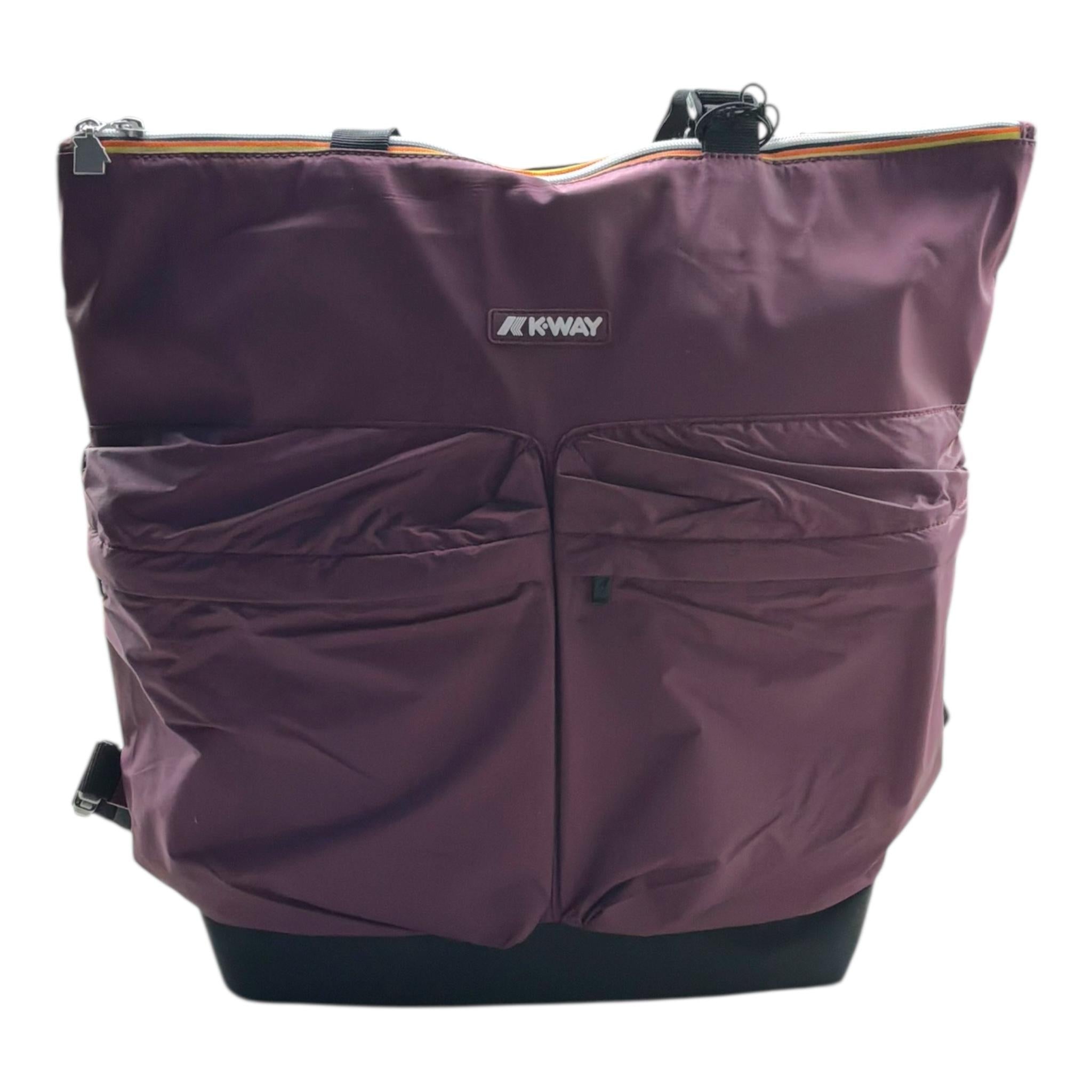 K-Way Borsa Tinta Unita con Bretelle per Bambina K71377W VINACCIA K-WAY 