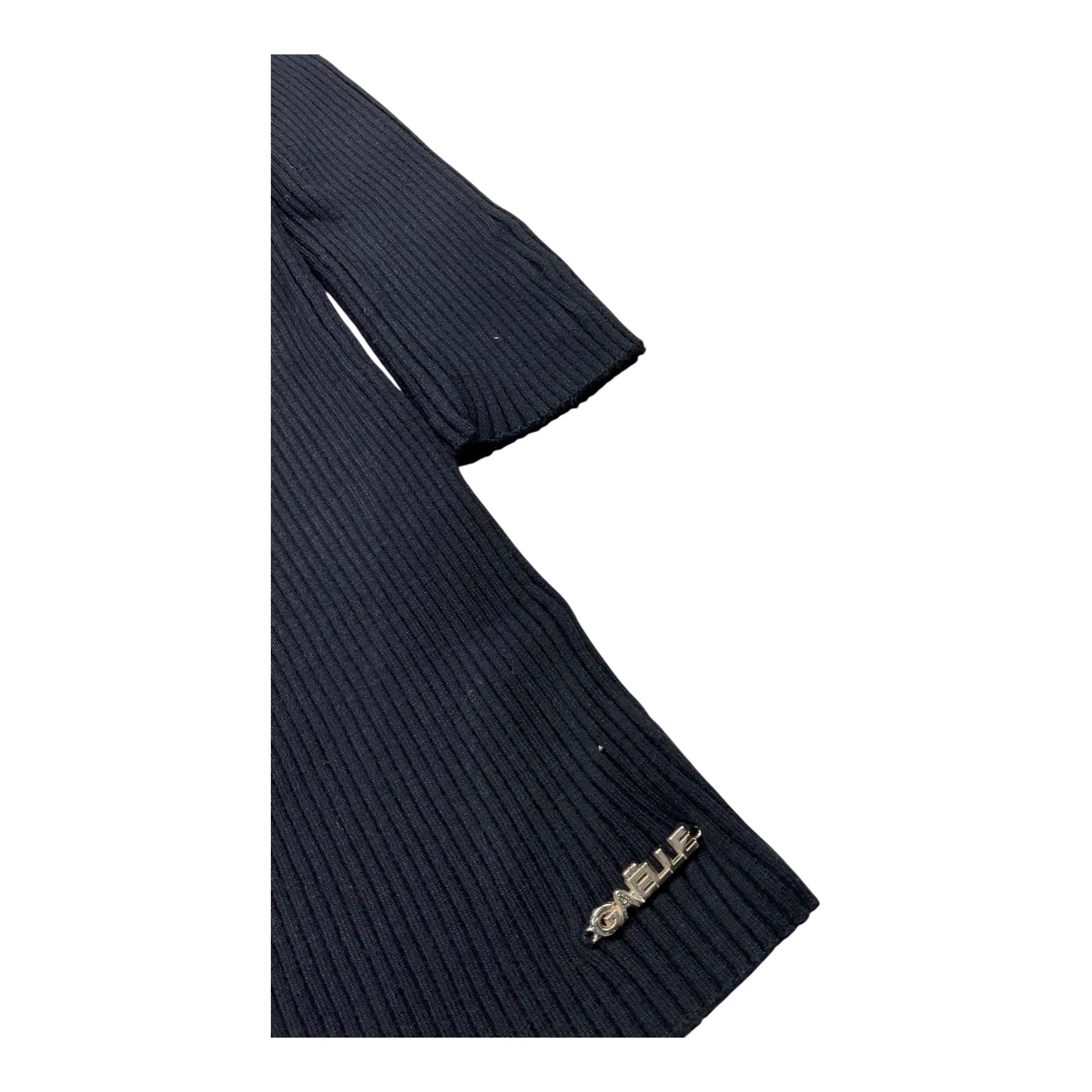 GAELLE abito tinta unita con trafori Nero per Bambina 2741VW00407X NERO GAELLE 