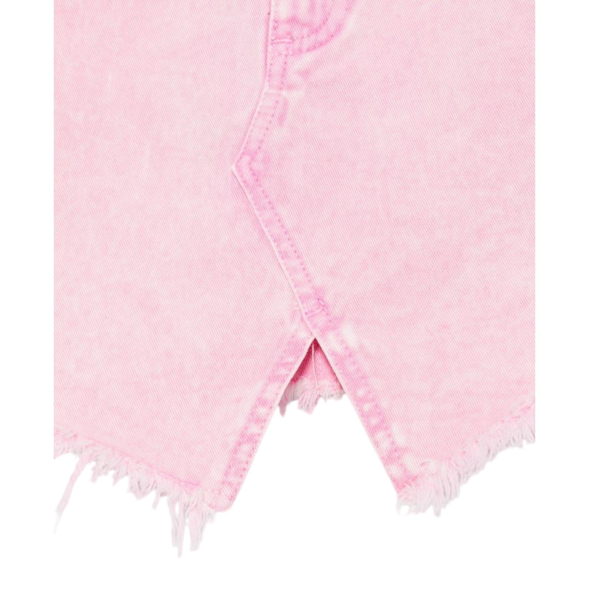 John Richmond Gonna In Denim tinta unita Rosa per Bambina RGP25161GOX ROSA JOHN RICHMOND 