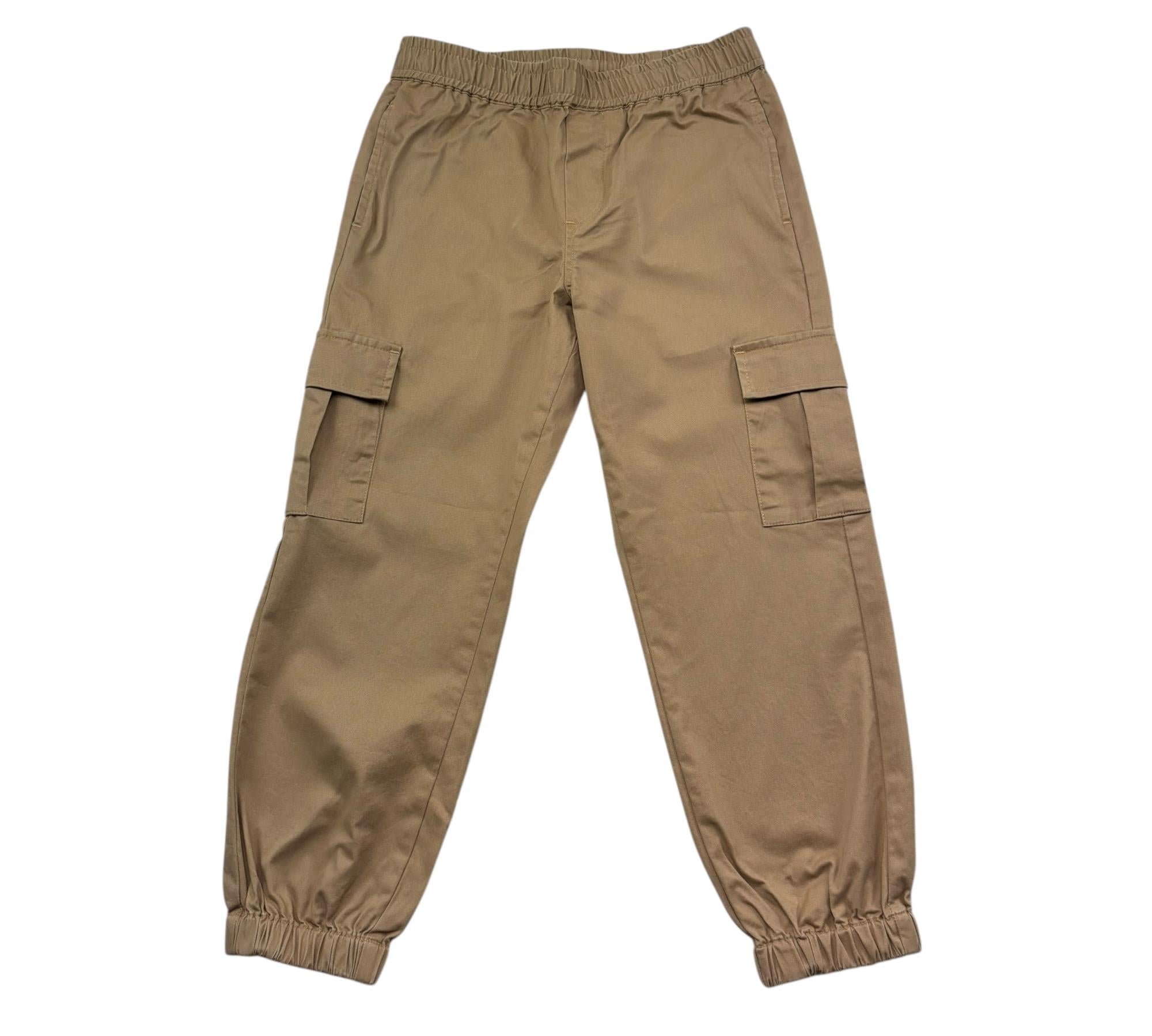 Trussardi Pantalone Tinta Unita con Elastico In Vita per Bambino TBP26133PA MARRONE TRUSSARDI 