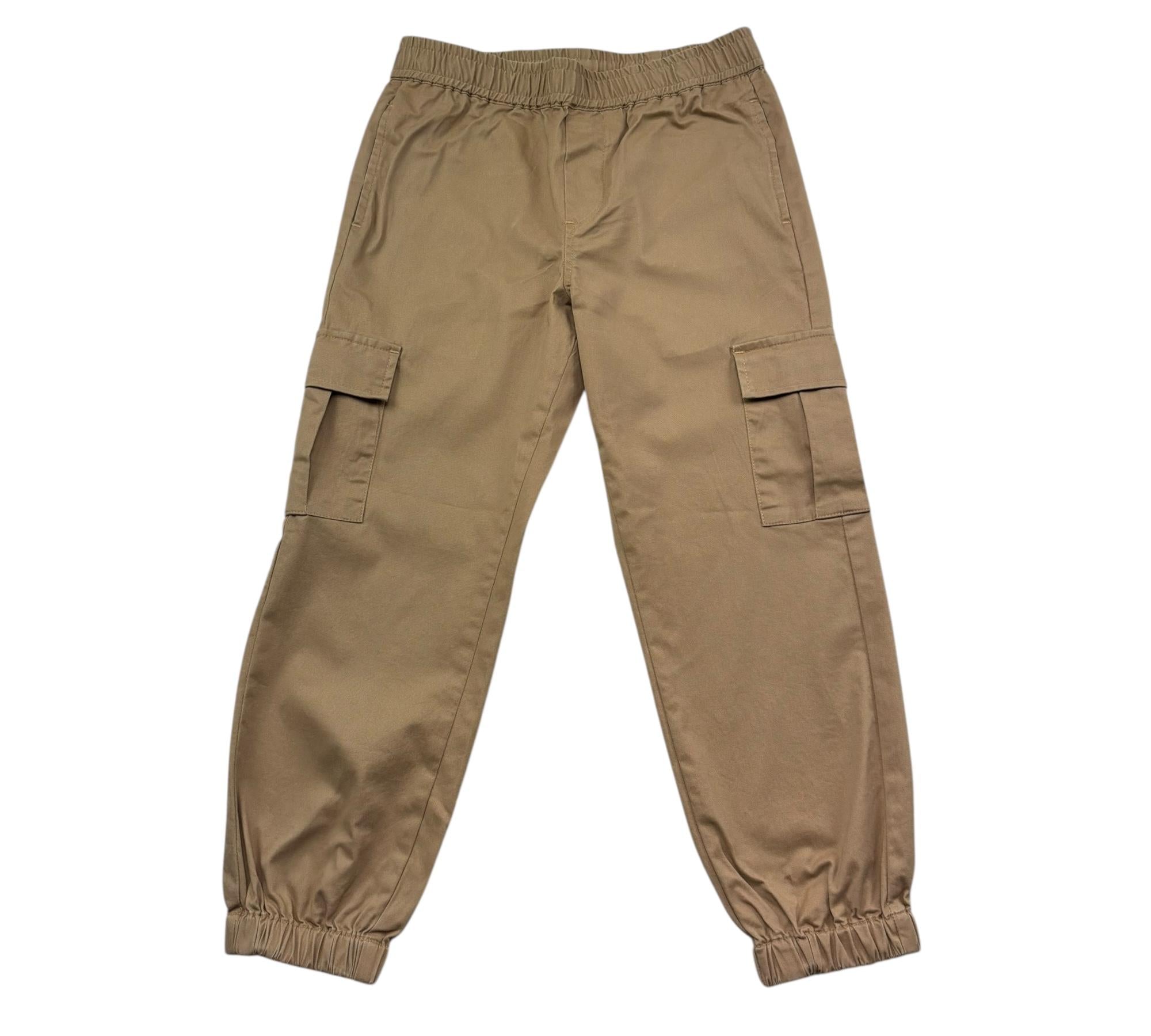 Trussardi Pantalone Tinta Unita con Elastico In Vita per Bambino TBP26133PA MARRONE TRUSSARDI 