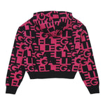 GAELLE completo 2pz felpa-gonna in maglia logato Fuxia per Bambina 2741WY00405 FUXIA GAELLE 