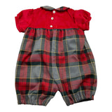 MALVI & CO pagliaccetto mezza manica stampa fantasia Rosso per Neonato FCCI108TURR ROSSO MALVI & CO 