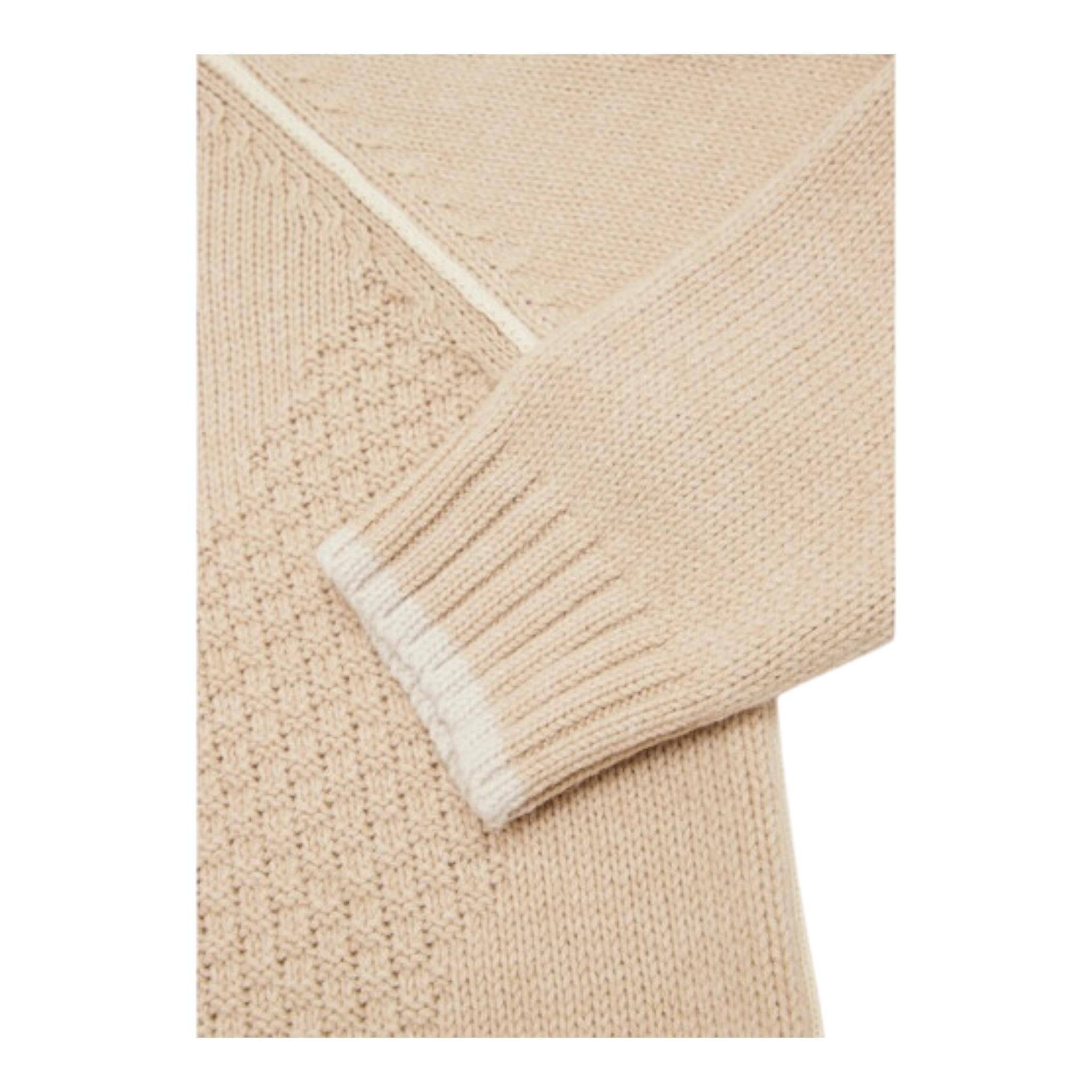 EMPORIO ARMANI maglia tinta unita girocollo  Beige per Bambino 6D4M50 BEIGE EMPORIO ARMANI 