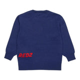 DSQUARED2 maglia girocollo tinta unita con ricamo logo Blu per Bambino DQ2488J BLU DSQUARED2 