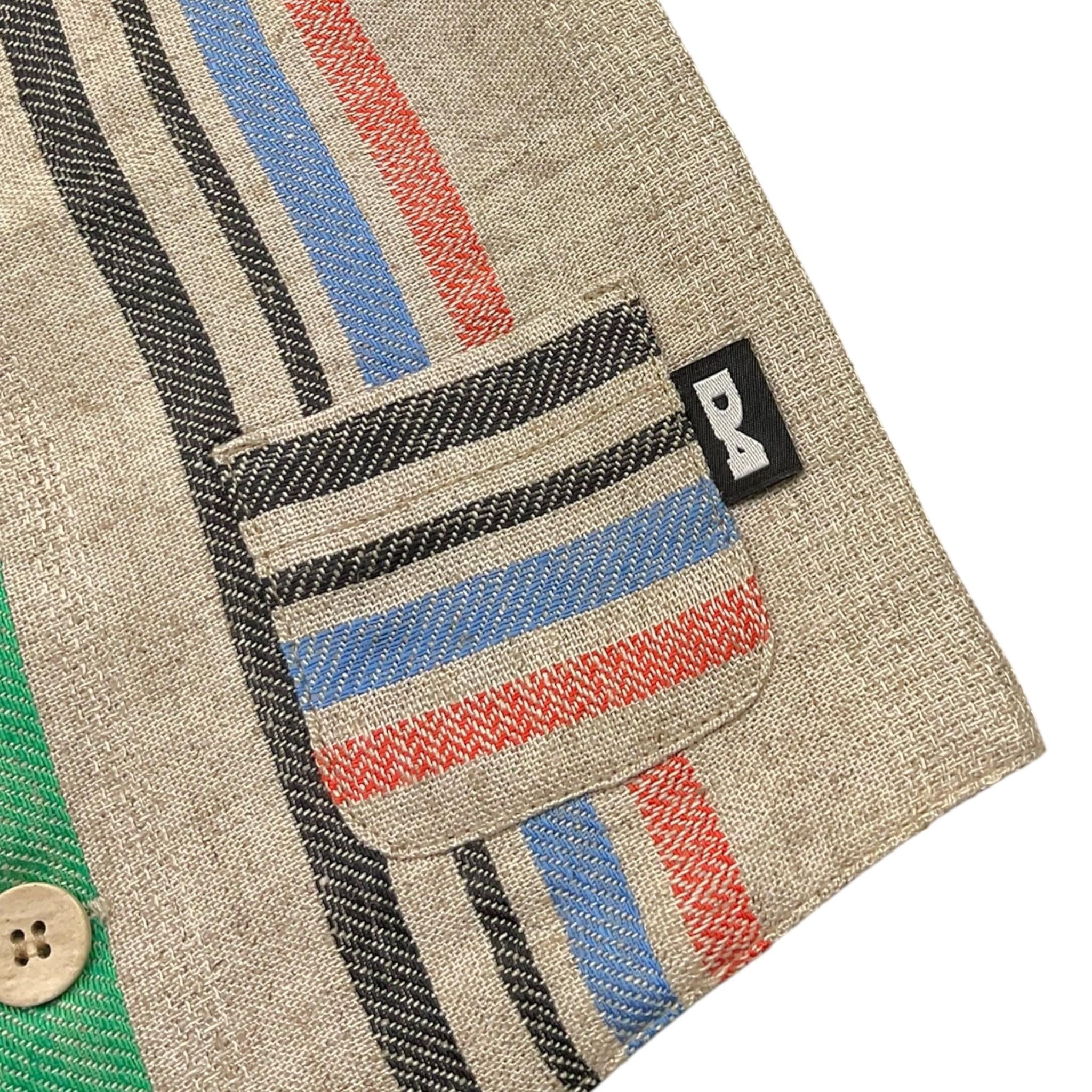 Daniele Alessandrini Gilet Tinta Unita con Fantasia A Righe per Neonato 1296B00300N BEIGE DANIELE ALESSANDRINI 