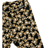 MOSCHINO leggins tinta unita con stampa orsacchiotti Nero per Neonata MHP032 NERO MOSCHINO 