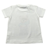 J.O. Milano T-Shirt Girocollo Tinta Unita con Stampa Orso per Neonato 576L1 BIANCO J.O. MILANO 