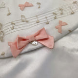 Ninnaoh Sacca Premom Tinta Unita con Fiocco per Neonata E21SAC2 BIANCO NINNAOH 