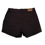 Manila Grace Short Tinta Unita In Denim per Bambina 129PMJS25 NERO MANILA GRACE 