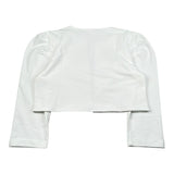 Please Coprispalle Tinta Unita per Bambina LG02042G73 BIANCO PLEASE 