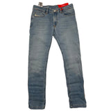 Diesel Jeans Elastico  Tinta Unita 5 Tasche Azzurro Per Bambino