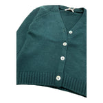 MALVI & CO cardigan tinta unita scollo a v Verde per Bambina F23M001GFLL VERDE MALVI & CO 