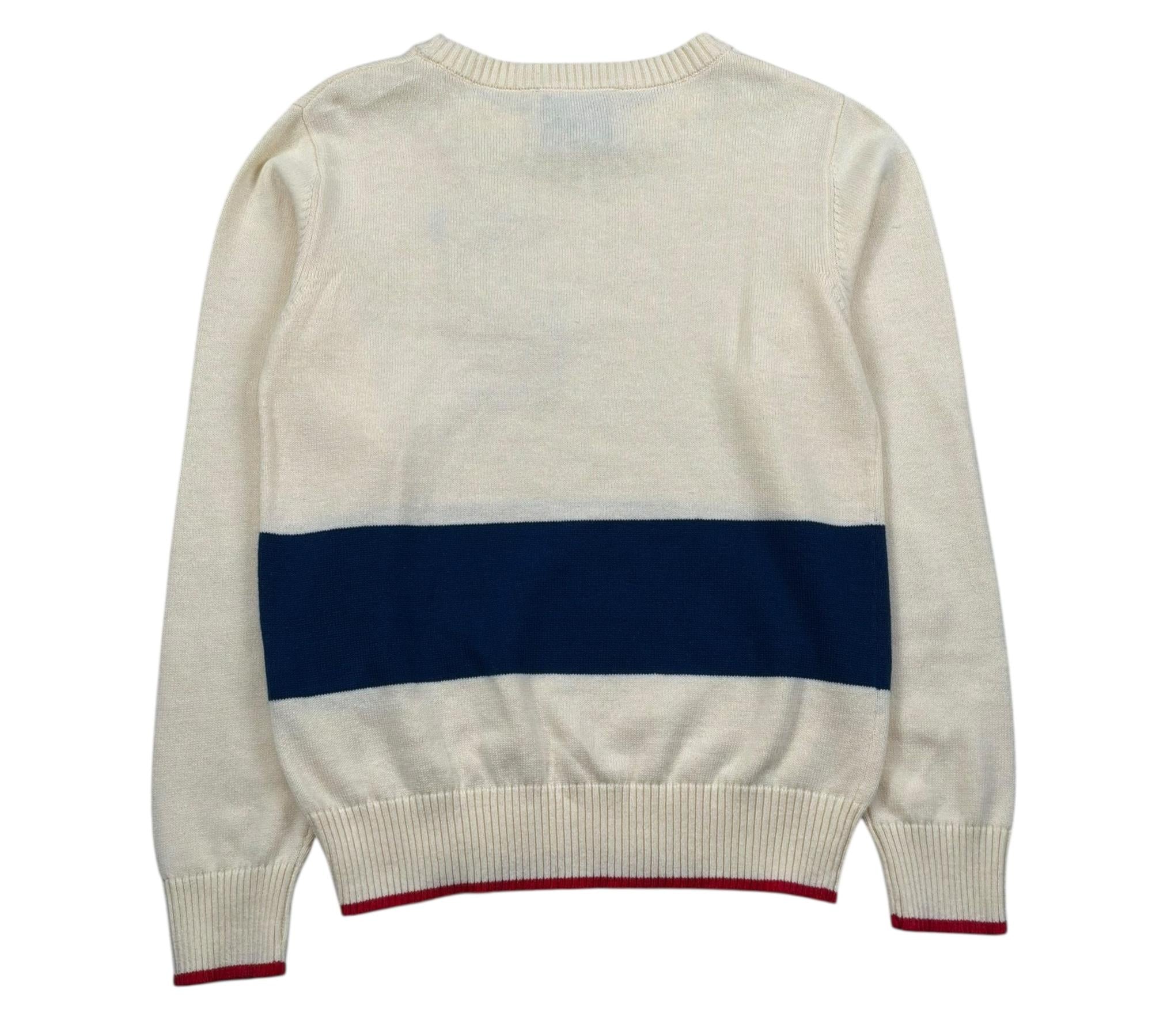 Trussardi Maglia Girocollo Tinta Unita per Bambino TBP26027MA PANNA TRUSSARDI 