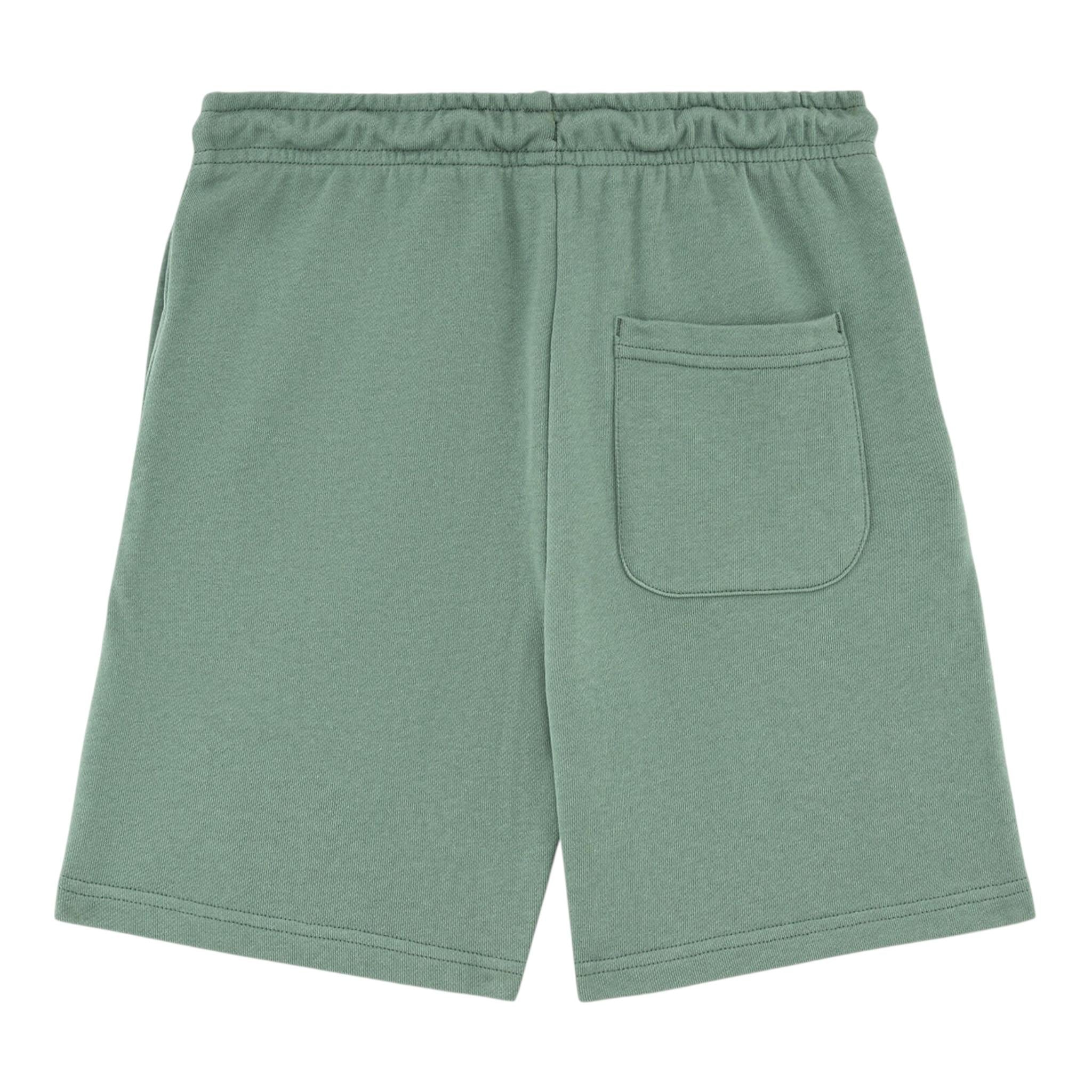 New Balance Bermuda Felpa Tinta Unita con Logo per Bambino LAKB0013 VERDE NEW BALANCE 