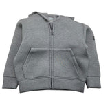 SAINT BARTH felpa tinta unita con zip e cappuccio Grigio per Bambino CRR0005 GRIGIO SAINT BARTH 