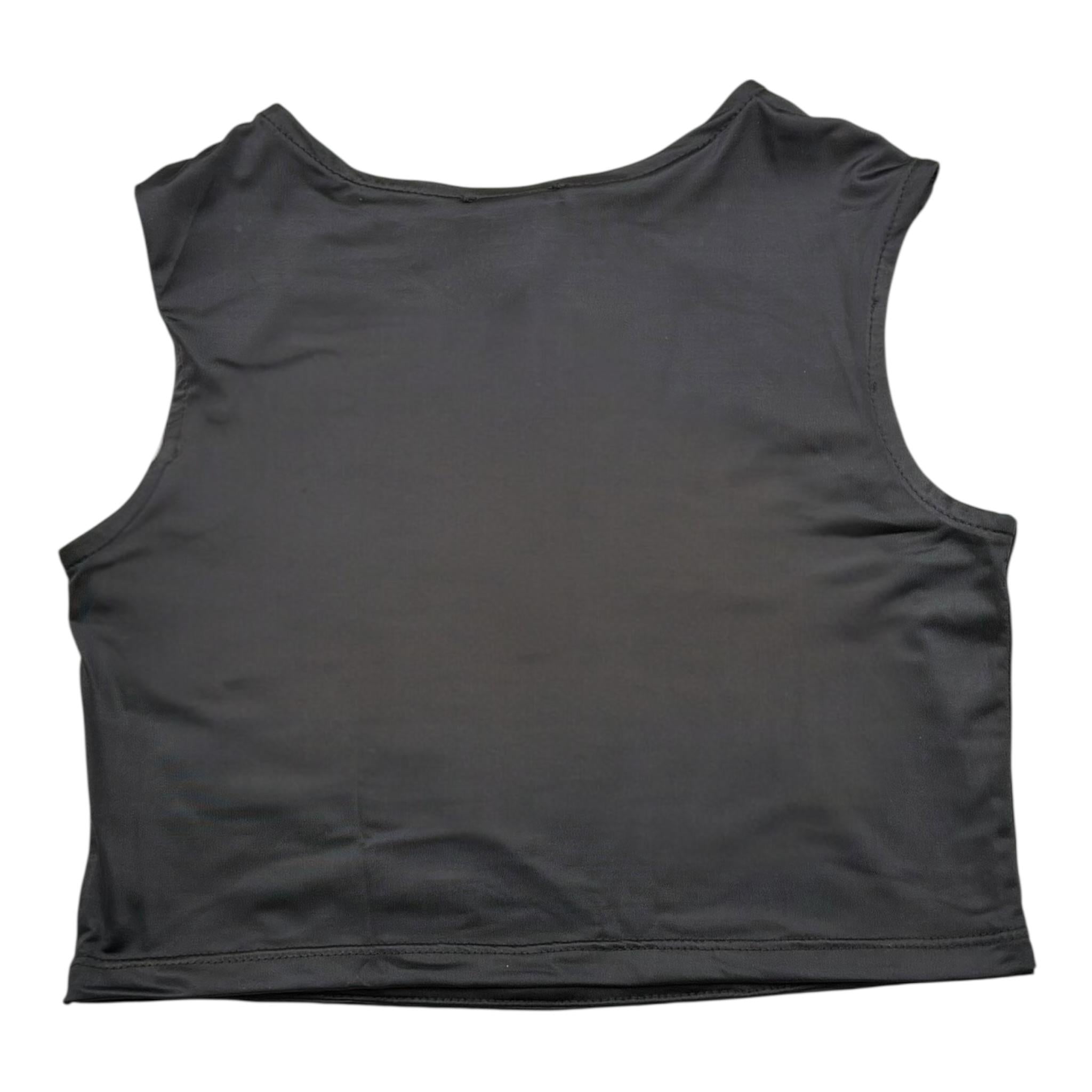 Lu Lu By Miss Grant Top Tinta Unita per Bambina LL3453 NERO LU LU BY MISS GRANT 