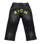 John Richmond Jeans Tinta Unita con Elastico In Vita per Neonato RIP25065JE NERO JOHN RICHMOND 