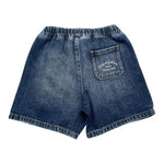 Dolce & Gabbana Short In Denim Tinta Unita con Stampa per Bambina L13Q60J BLU DOLCE & GABBANA 