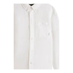 Tommy Hilfiger Camicia Manica Lunga Tinta Unita per Bambino KB0KB09550X BIANCO TOMMY HILFIGER 