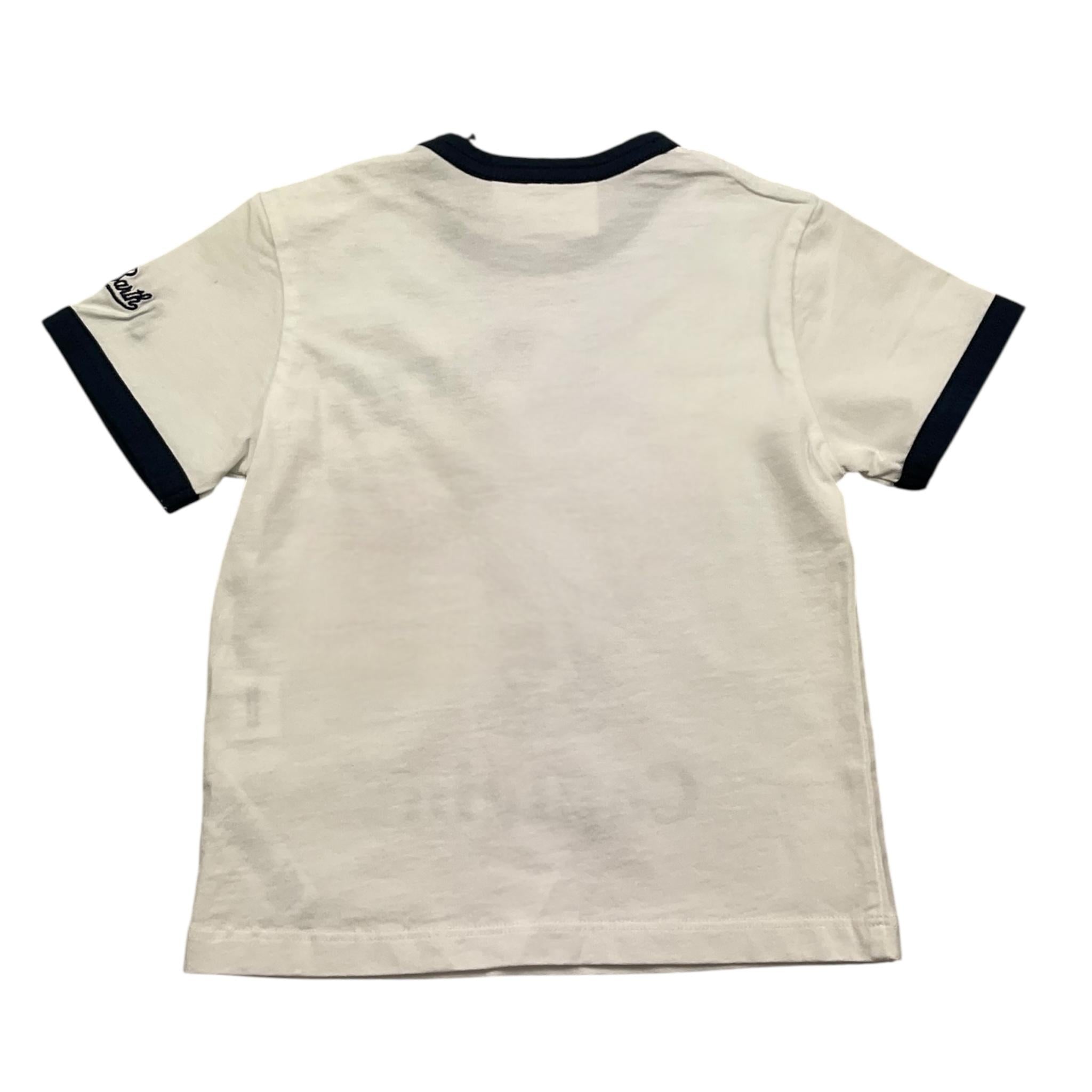 Saint Barth T-Shirt Girocollo Tinta Unita Stampa Snoopie per Neonato DENA001X BIANCO SAINT BARTH 
