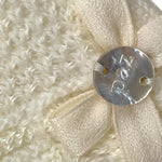 PAZ RODRIGUEZ cappello tinta unita con ricami Panna per Neonata 011111835 PANNA PAZ RODRIGUEZ 